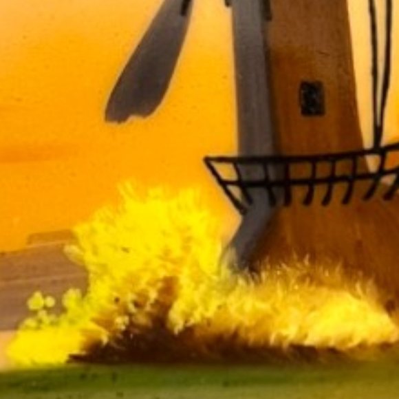 Vtg NORITAKE Lusterware Porcelain Handpainted Art Trinket Dish Scalloped Japan - Picture 5 of 11